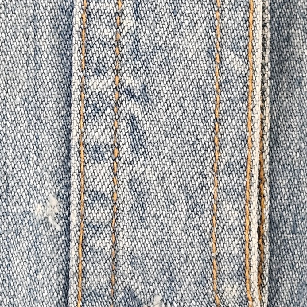 Boho Retro Western Cow Girl Denim Shirt Dress Button Front Plaid Accent Size S - Picture 13 of 13